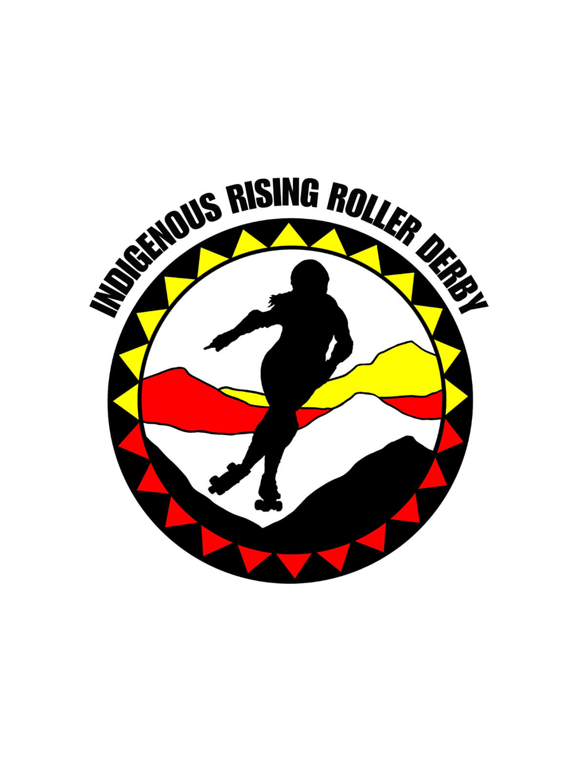 Medicine Wheels by Kayla Miller for Indigenous Rising Roller Derby
